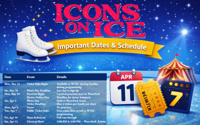Icons on Ice – Important Dates & Schedule